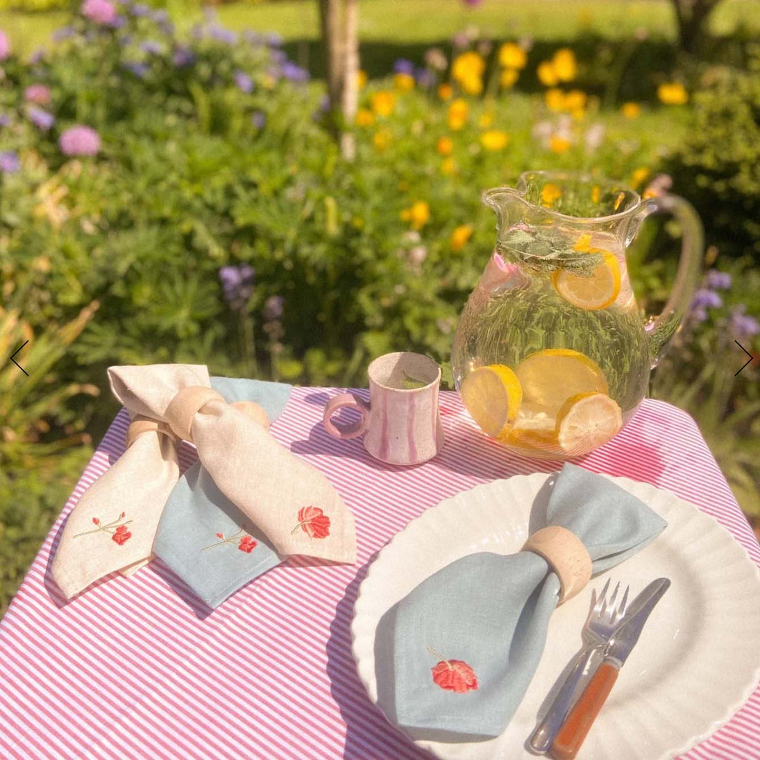 Geranium Napkins Set of 4
