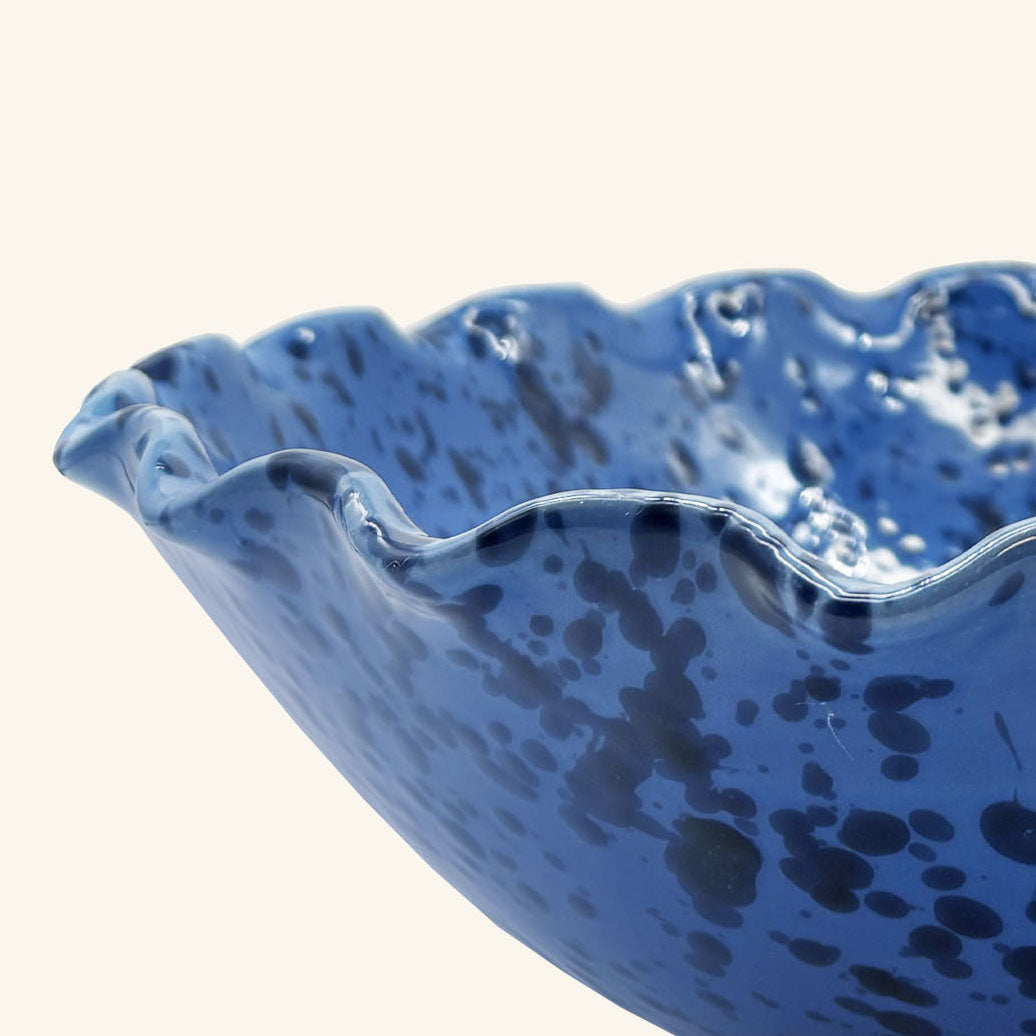 Large Splatterware Wavy Bowl LAMP LDN