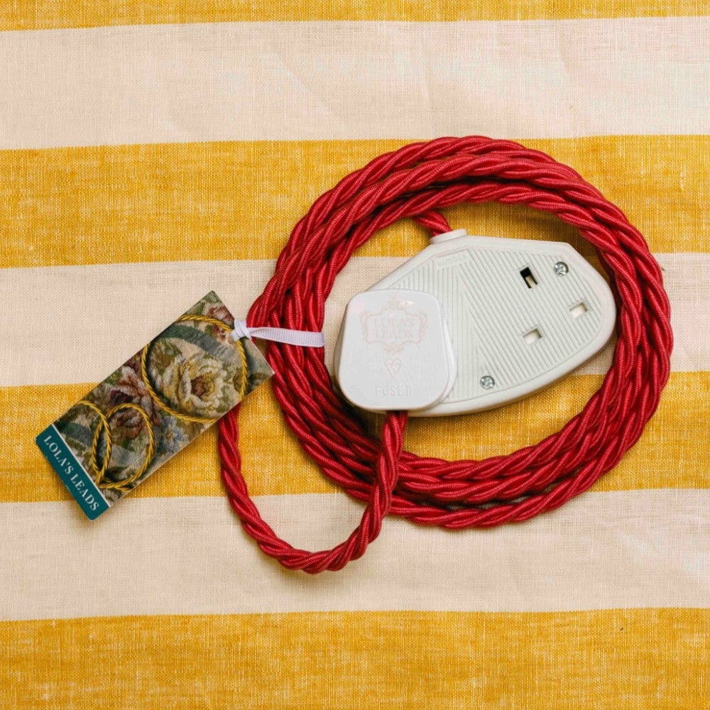 2m Fabric Extension Cable Lola’s Leads