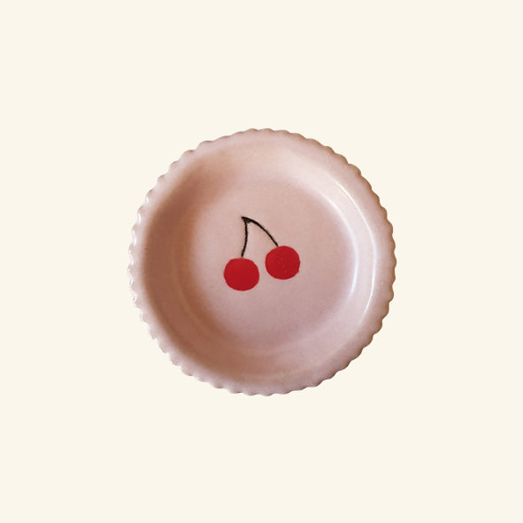 Mini Pink Cherry Plate