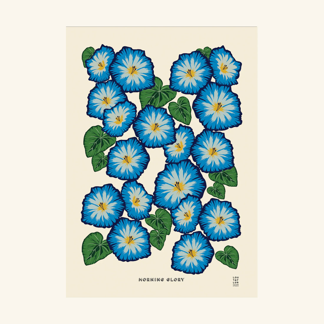 Morning Glory Print Lou Taylor Design Studio