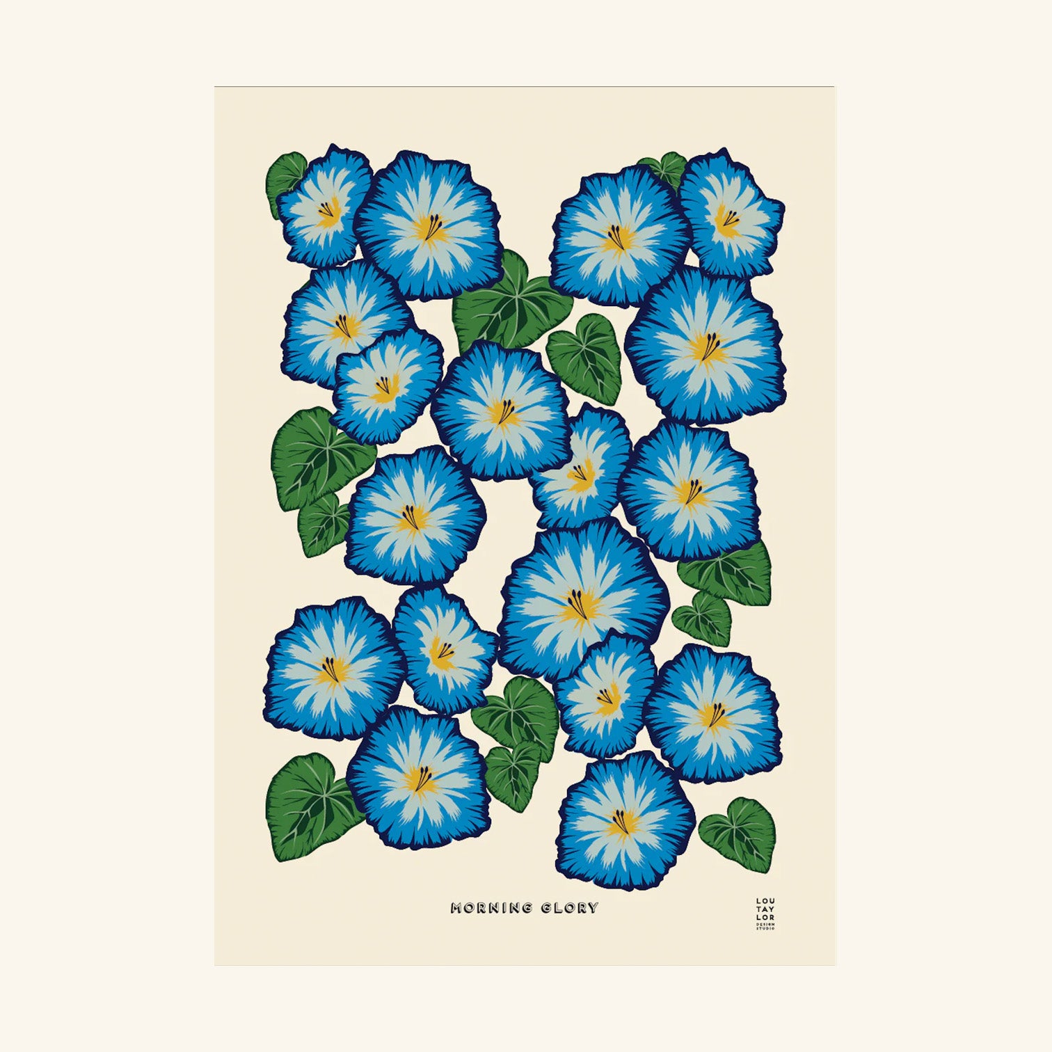 Morning Glory Print Lou Taylor Design Studio