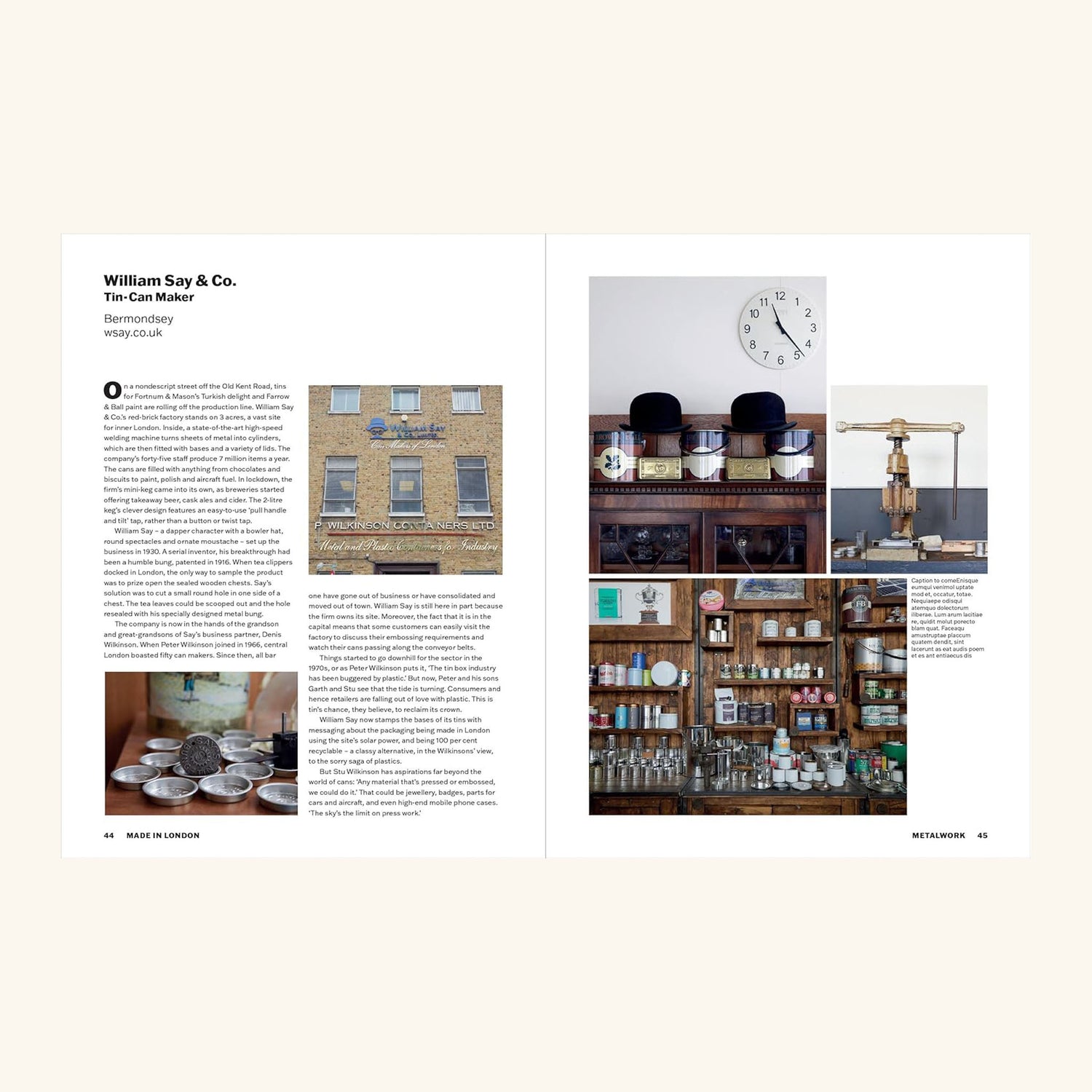 Made in London: From Workshops to Factories Carmel King, Clare Dowdy and Mark Brearley