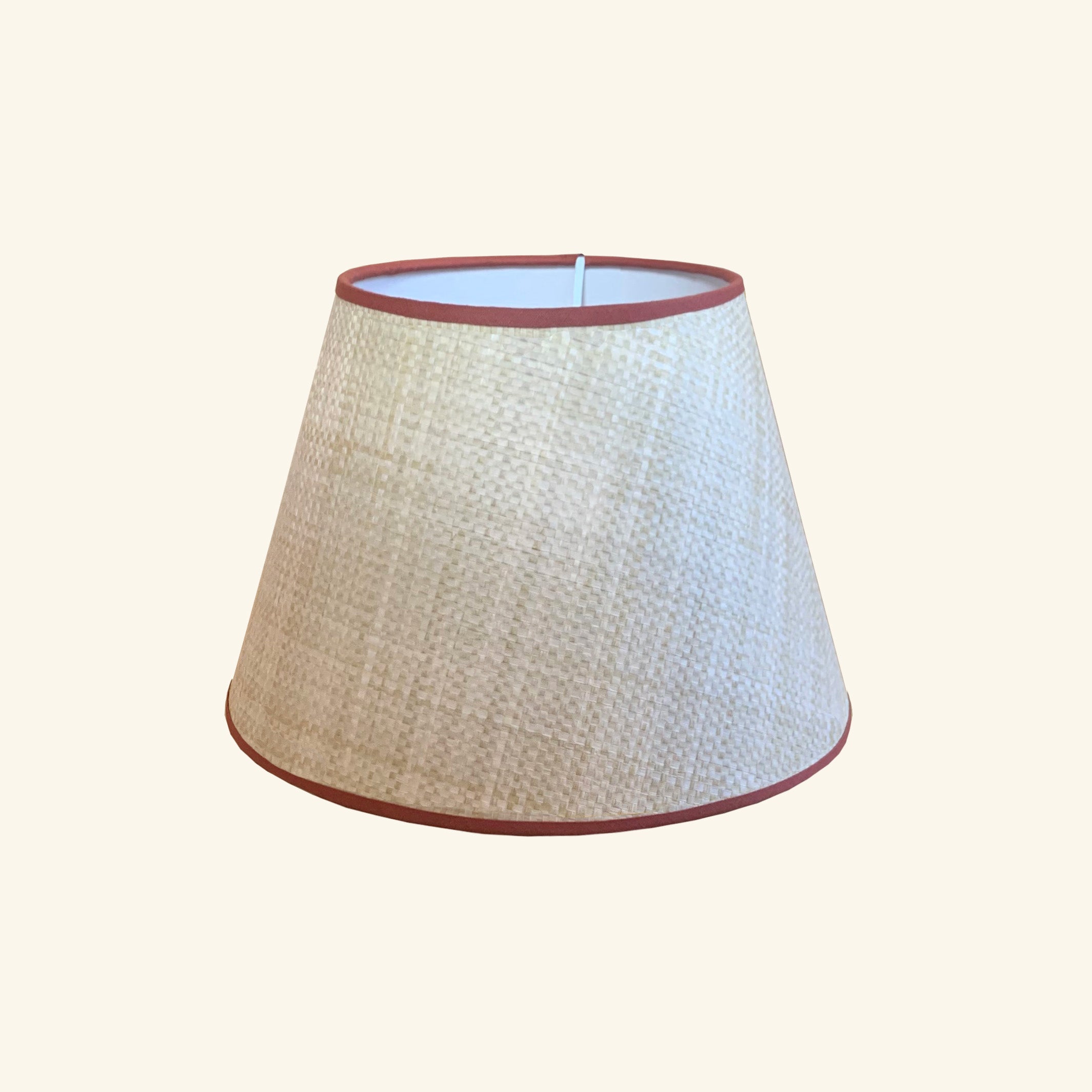 Woven Paper Raffia Lampshade