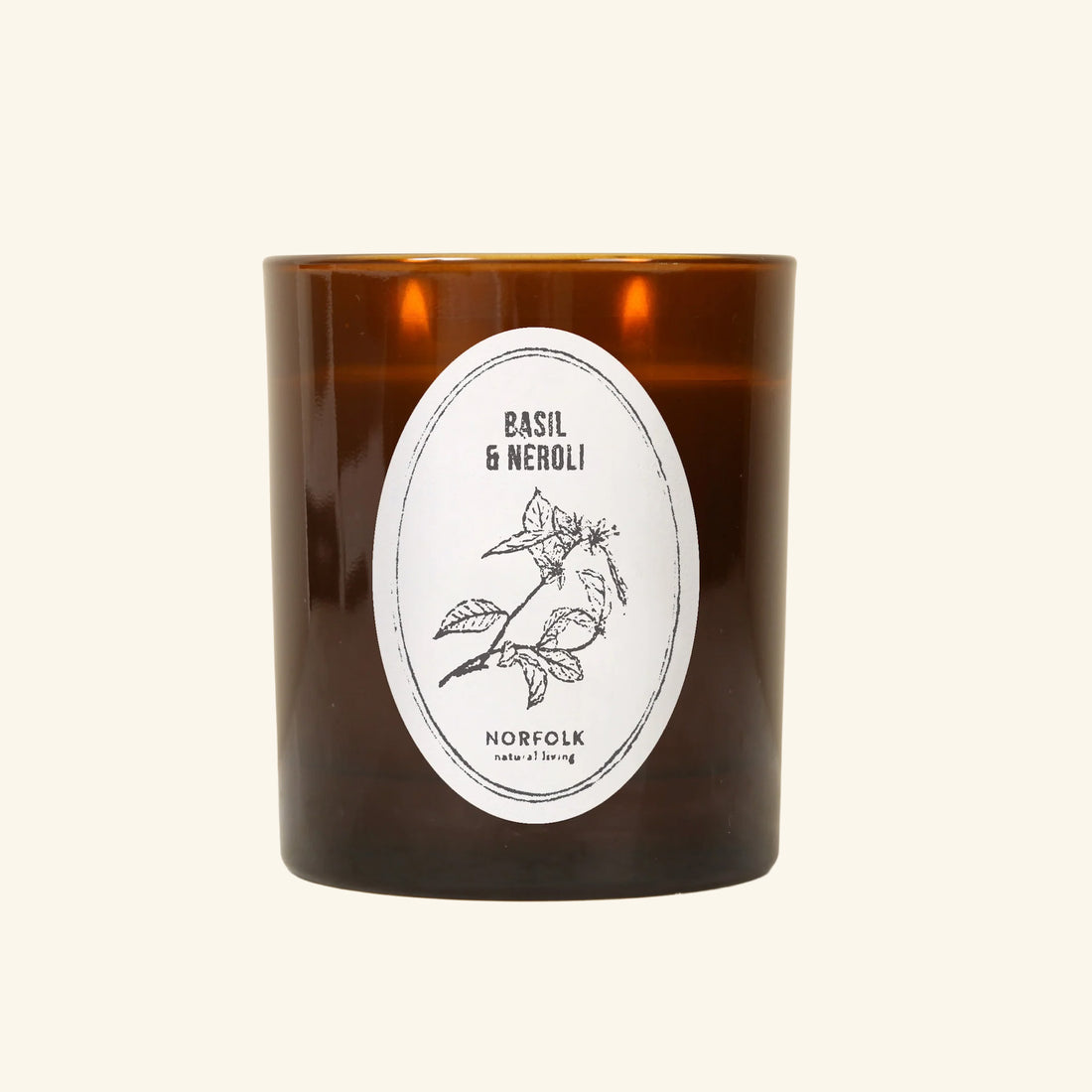 Botanical Candle - Basil &amp; Neroli