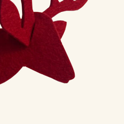 Reindeer Wool Felt Pendant