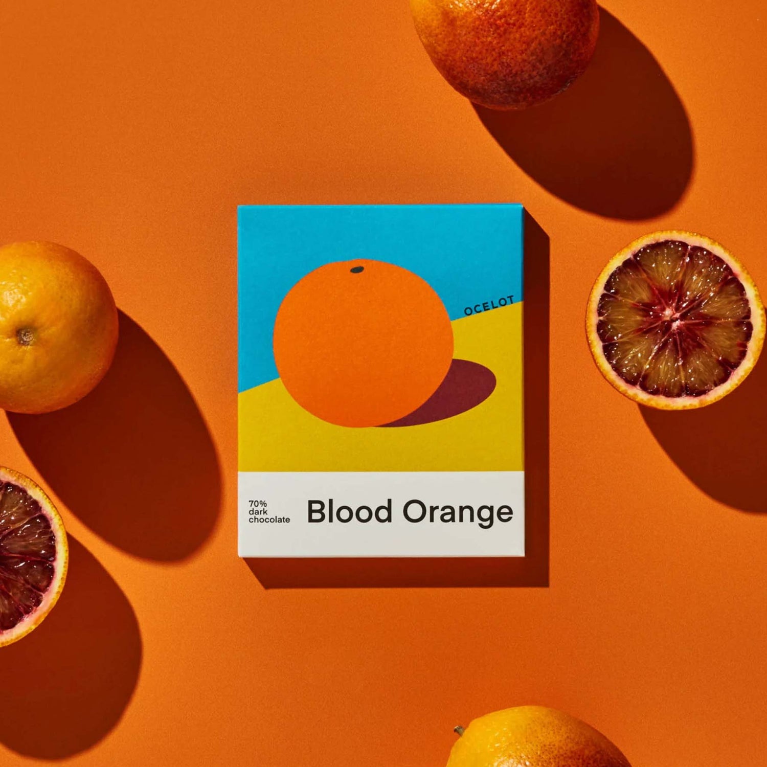 Blood Orange - Organic 70% Dark Chocolate, 70g