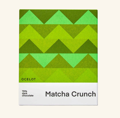 Matcha Crunch - Organic 70% Dark Chocolate, 70g