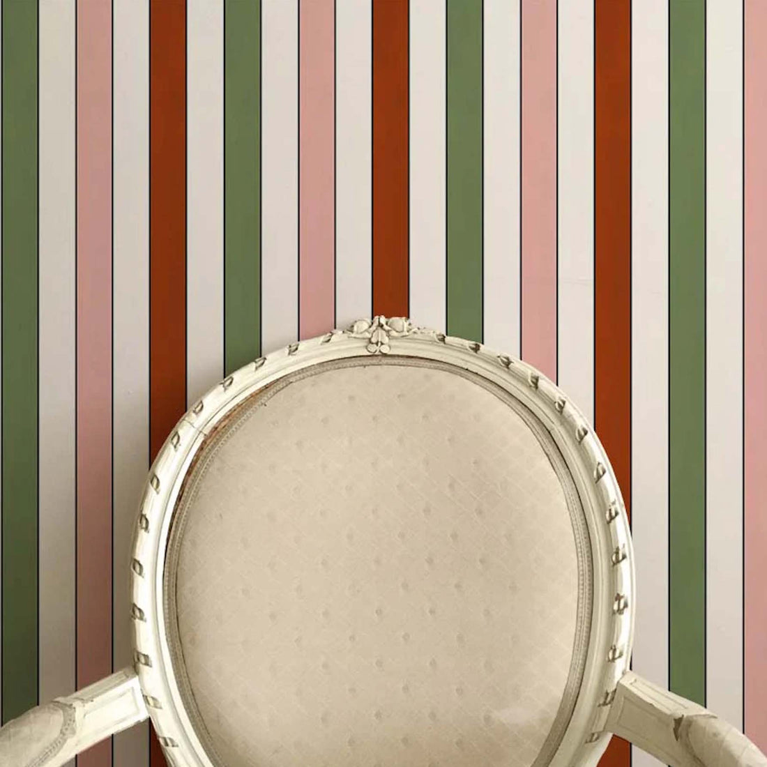 French Stripes Wallpaper
