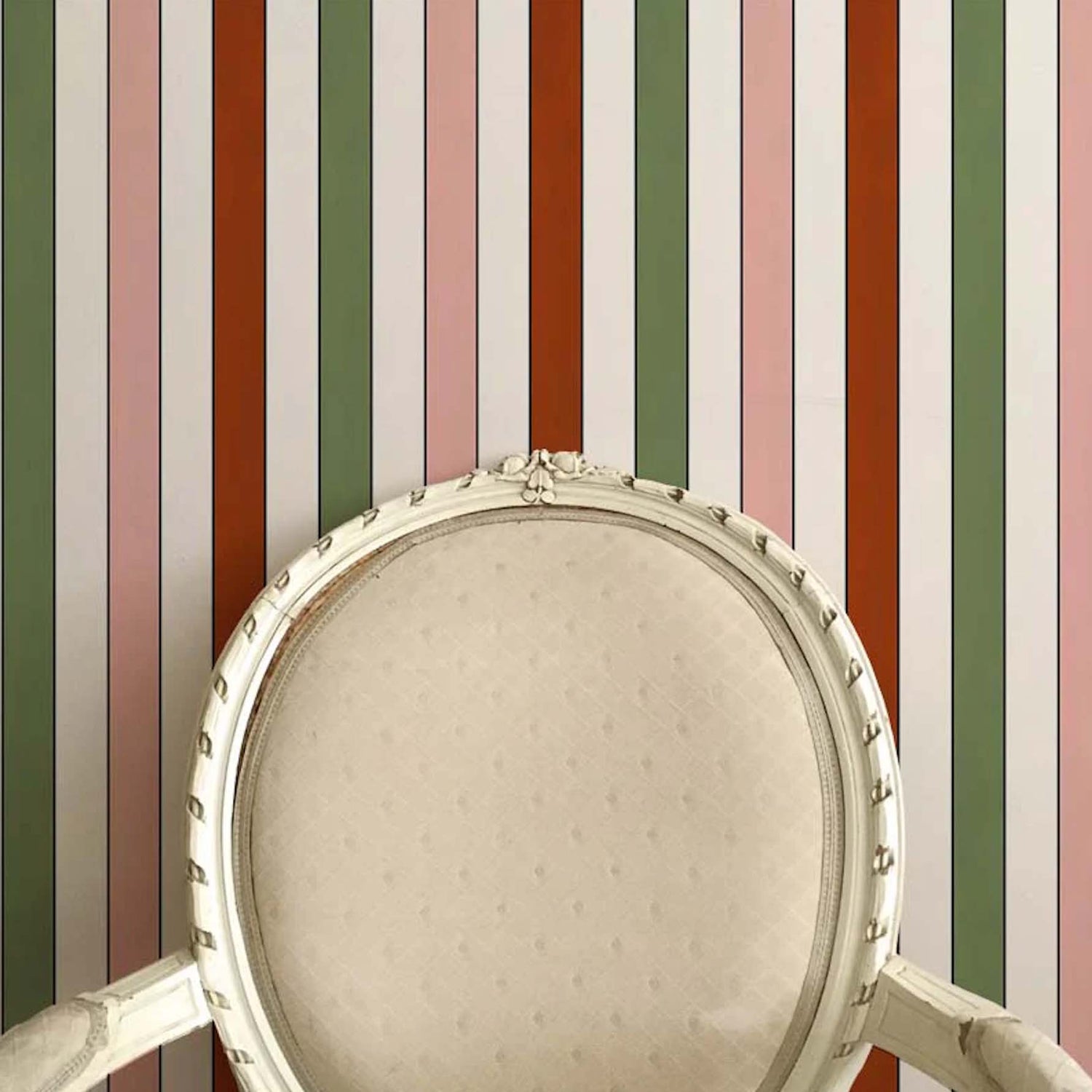 French Stripes Wallpaper