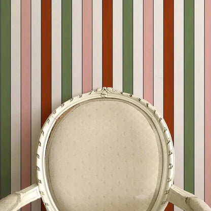 French Stripes Wallpaper