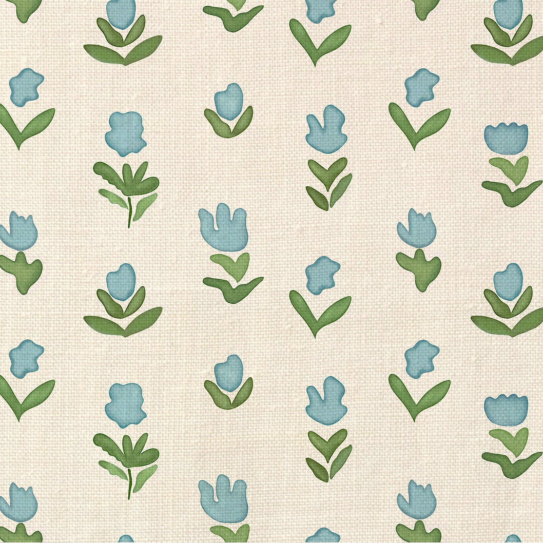 Little Wild Tulips Fabric