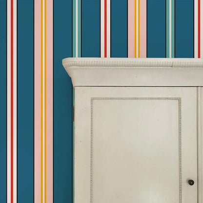 Sporty Stripes Wallpaper