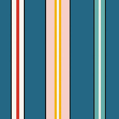 Sporty Stripes Wallpaper