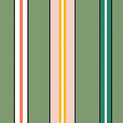 Sporty Stripes Wallpaper