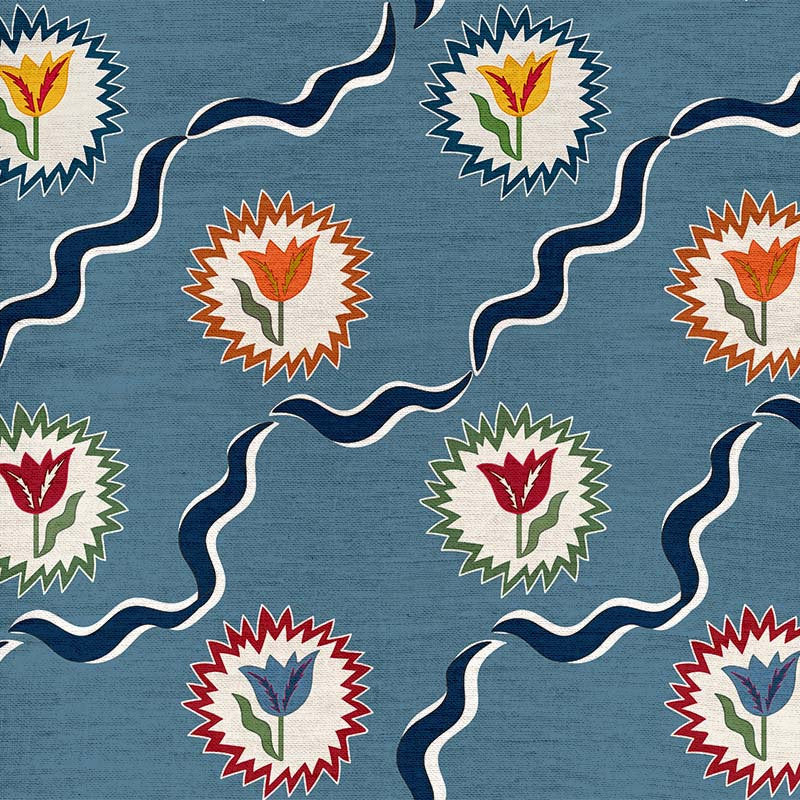 Tulips of Belgravia Fabric
