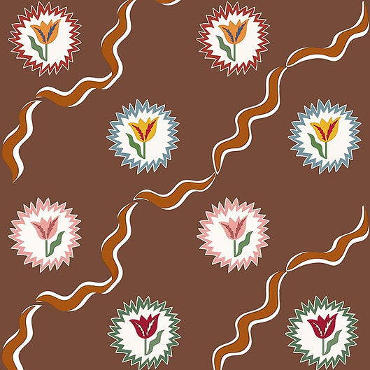 Tulips of Belgravia Wallpaper