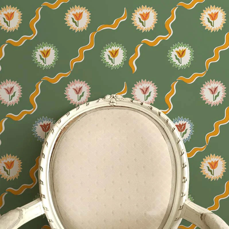 Tulips of Belgravia Wallpaper