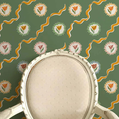 Tulips of Belgravia Wallpaper