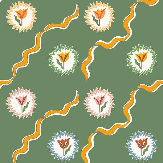 Tulips of Belgravia Wallpaper