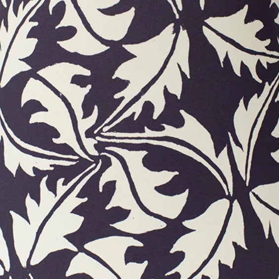 Handmade Paper Shade Dandelion Navy – Petite (T15 x B25 x H20cm) Rosi de Ruig