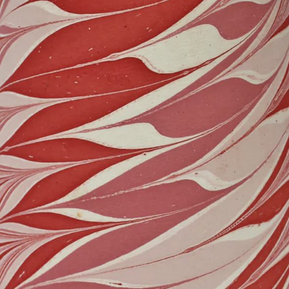 Handmade Paper Shade Pink and Red Star Anise – Mini (T10 x B15 x H15cm) Rosi de Ruig