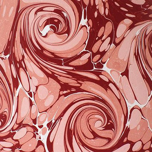 Paper Shade Wall Light - Pink and Red Viennese Curl