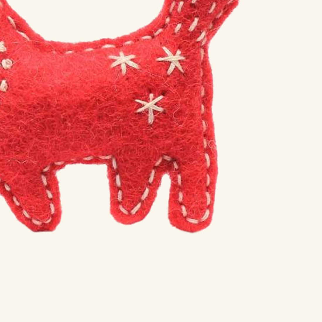 Handmade Felt Fox Decoration