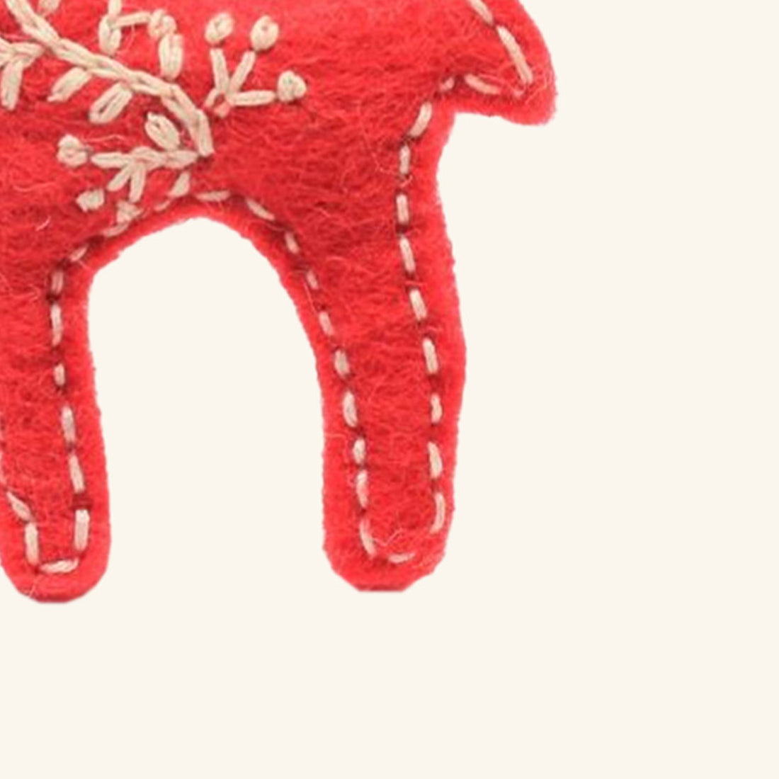 Handmade Felt Reindeer Decoration
