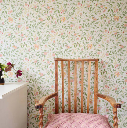 Wild Rose Peridot Wallpaper