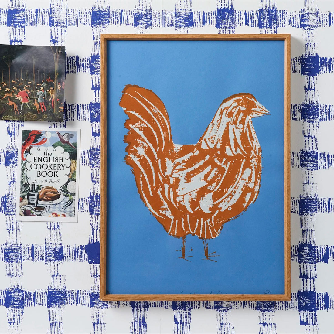 French Hen Print