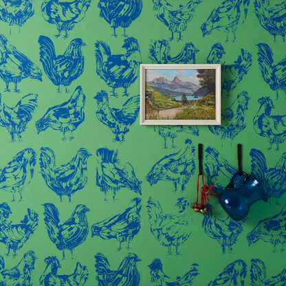 French Hen Wallpaper
