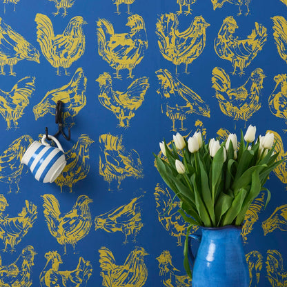 French Hen Wallpaper