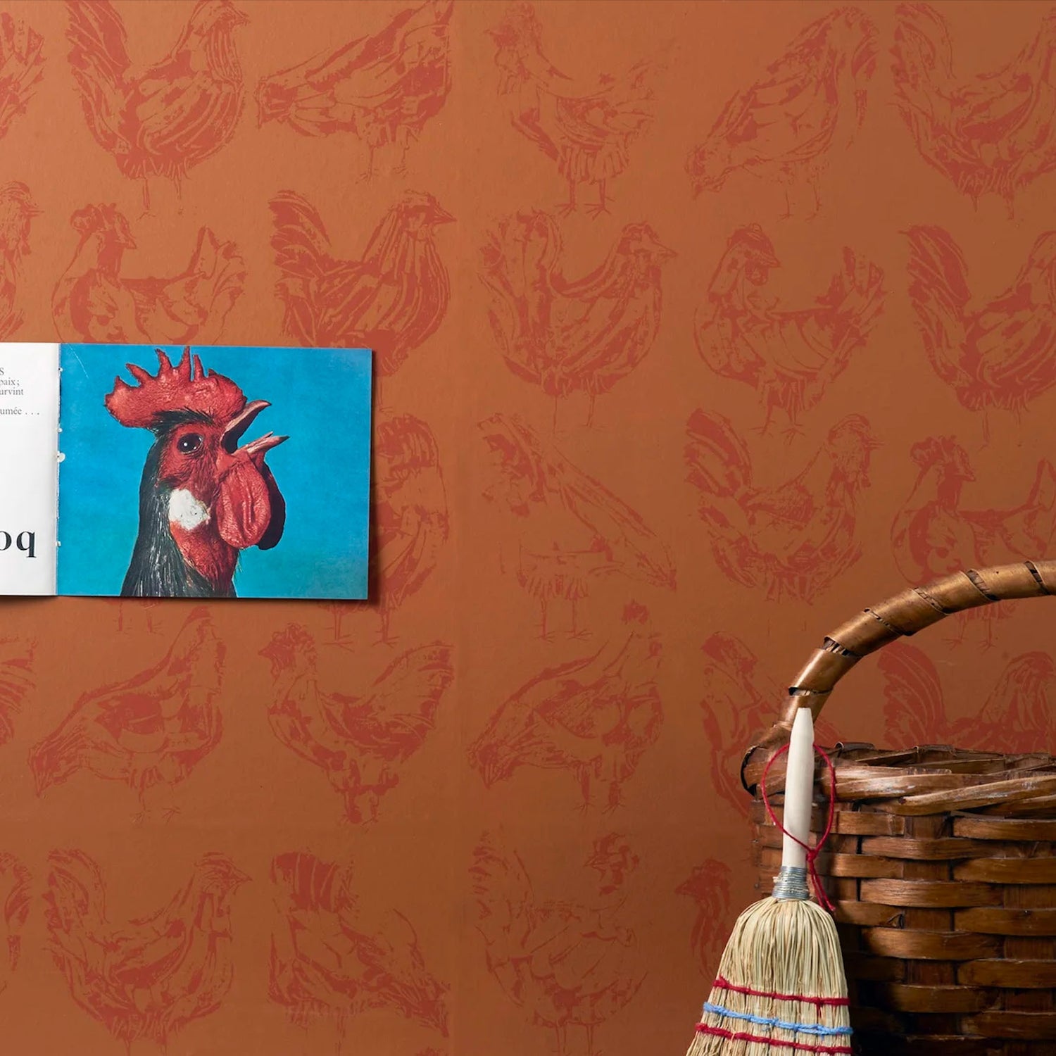 French Hen Wallpaper