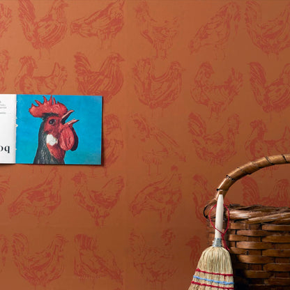 French Hen Wallpaper