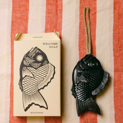 Welcome Fish Soap on a Rope