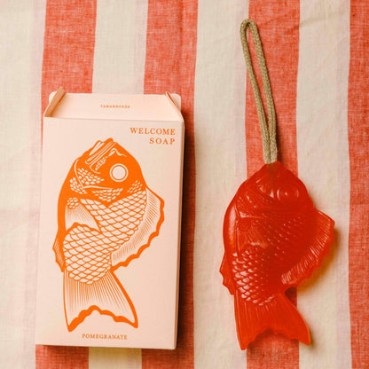 Welcome Fish Soap on a Rope