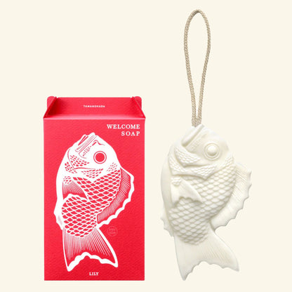 Welcome Fish Soap on a Rope
