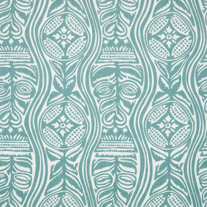Dacha Dual Use Printed Teal / Oyster Fabric