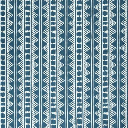 Kitezh Dual Use Archive Print Prussian Blue / Ivory White Fabric