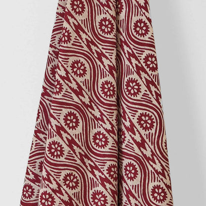 Ruslan Dual Use Printed Red / Natural Fabric