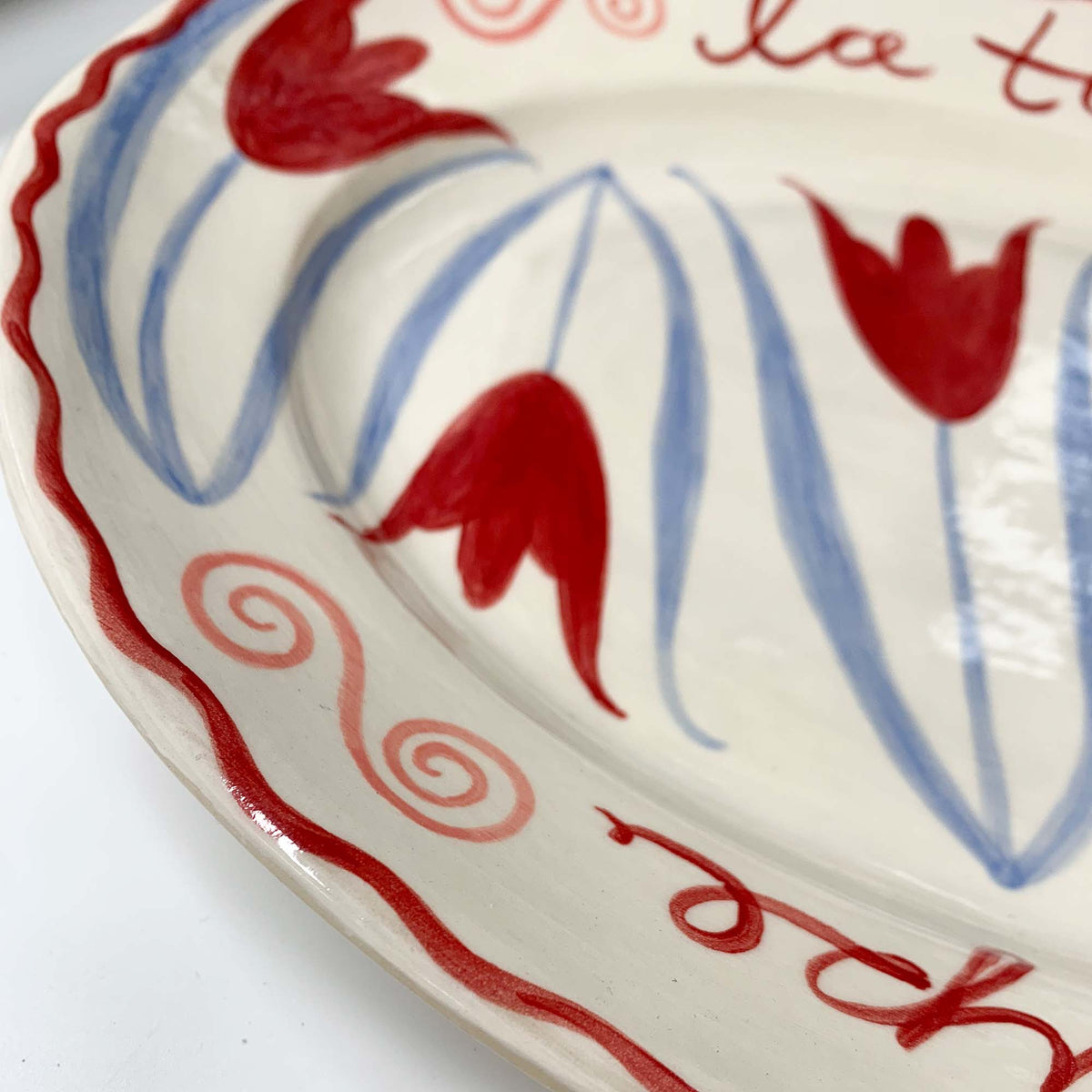 Tulip Oval Platter